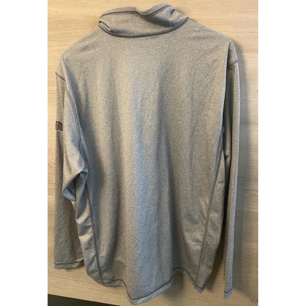 The North Face Quarter Zip GM Genuine Parts Grey Men's XL Pullover Sweatshirt